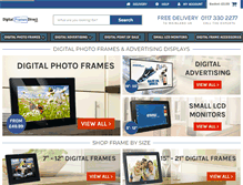 Tablet Screenshot of digitalframesdirect.com